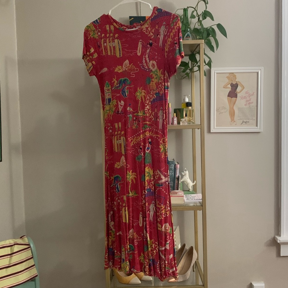 Hawaiian Print T-shirt Dress - POLO Ralph Lauren